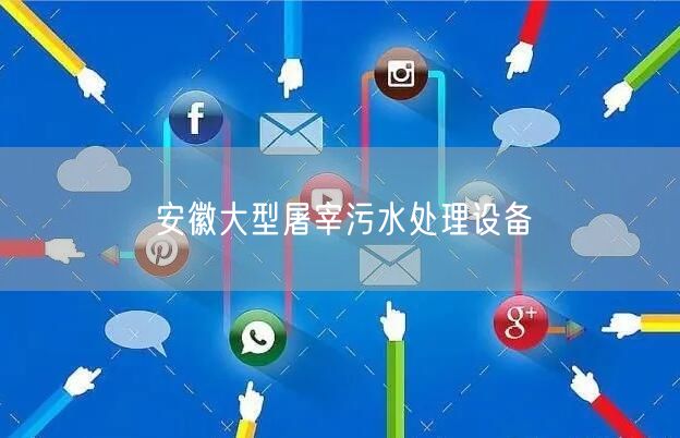 安徽大型屠宰污水处理设备