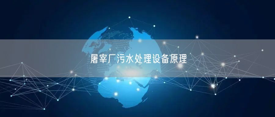 屠宰厂污水处理设备原理
