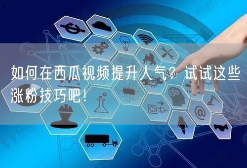 如何在西瓜视频提升人气?试试这些涨粉技巧吧!