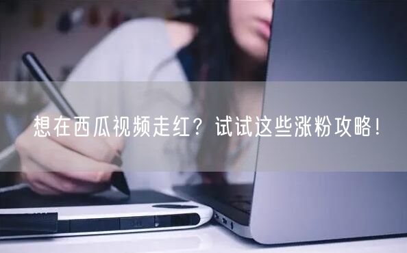 想在西瓜视频走红?试试这些涨粉攻略!