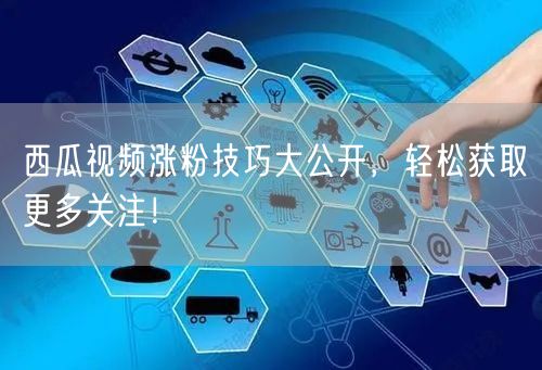西瓜视频涨粉技巧大公开,轻松获取更多关注!