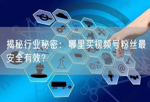 揭秘行业秘密:哪里买视频号粉丝最安全有效?